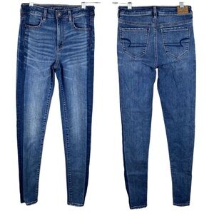 American Eagle Super Hi-Rise Jeggings Size 4 XLong
